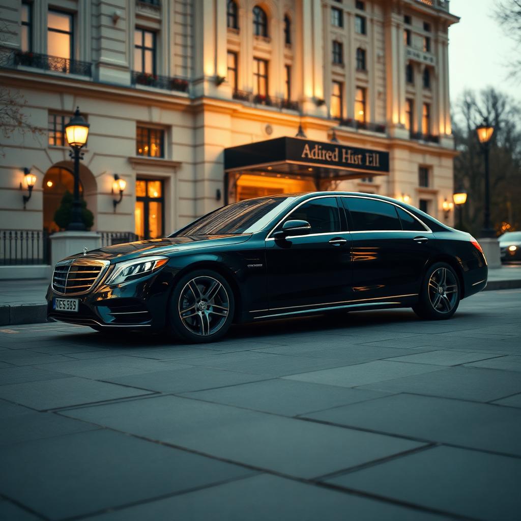 First Class chauffeur vehicle — Mercedes S-Class